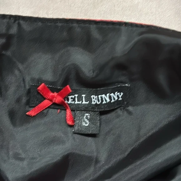 Hell Bunny Tattoo Halter Dress Small Retro Rockabilly Steampunk Pinup Coquette - Picture 12 of 13